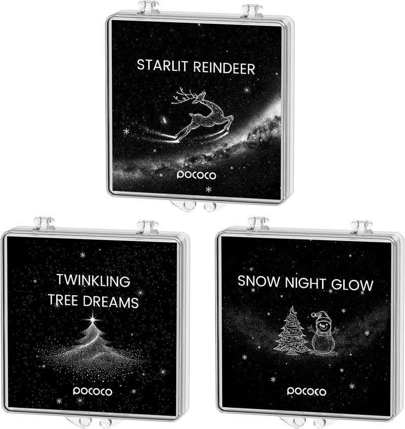 POCOCO Starlit Christmas Series Discs, 5K Resolution, Realistic Patterns, 3 Pieces - Image 2